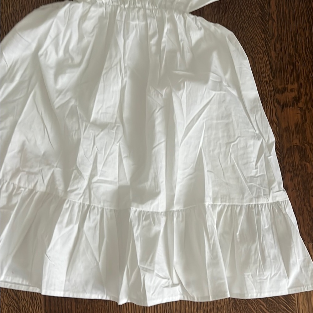 Charming White Puff Sleeve Dress by WAYF - Picture 6 of 11